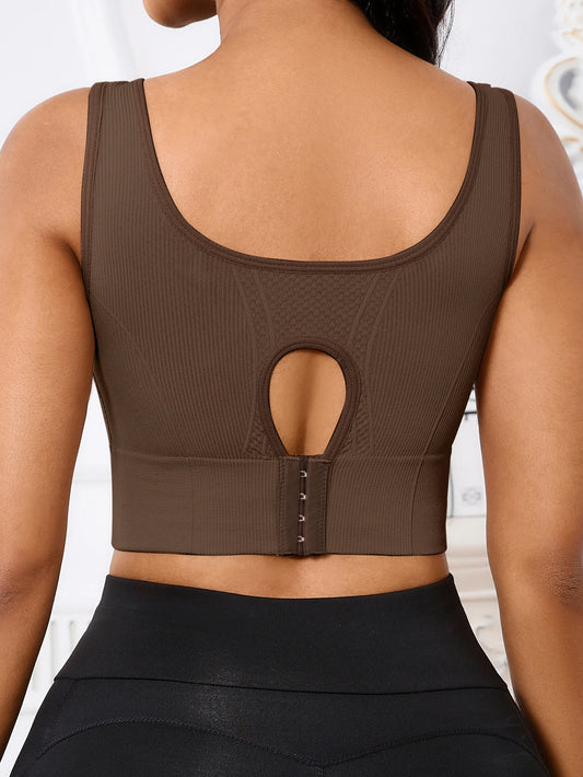 Women's Seamless Racerback Sports Bra Set