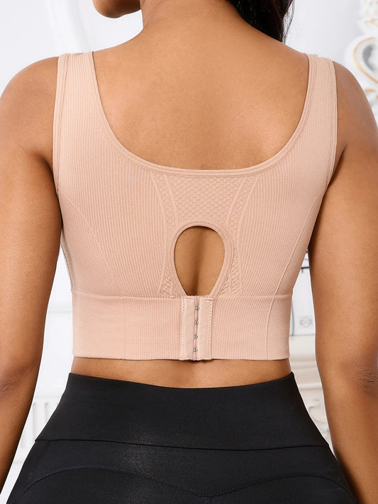 Women's Seamless Racerback Sports Bra Set