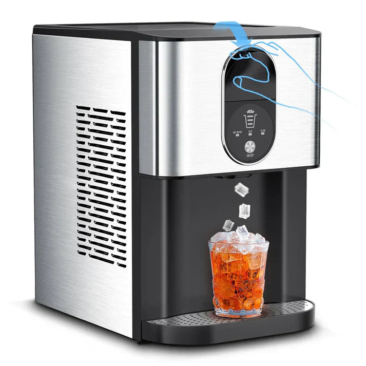 44lbs/24H daily countertop ice maker with silent and efficient dispenser