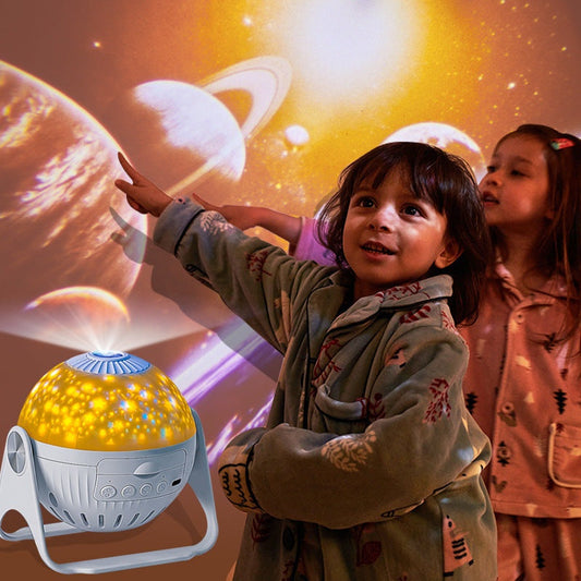 Starry sky galaxy projector for bedroom bedside night light