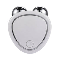 Portable Facial Micro-current Beauty Instrument For Lifting Thinning And Reducing Edema With Double Roller Massager null