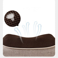 Multifunctional cervical spine massager pillow for neck and back relief