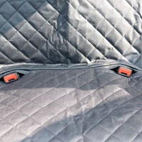 Dog Car Seat Cover View Mesh Pet Carrier Hammock Safety Protector Car Rear Back Seat Mat With Zipper And Pocket For Travel null