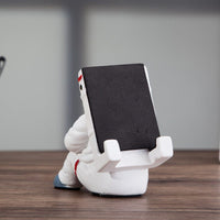 Space Spaceman Mobile Phone Desk Holder with simple astronaut design for student desktop accessories