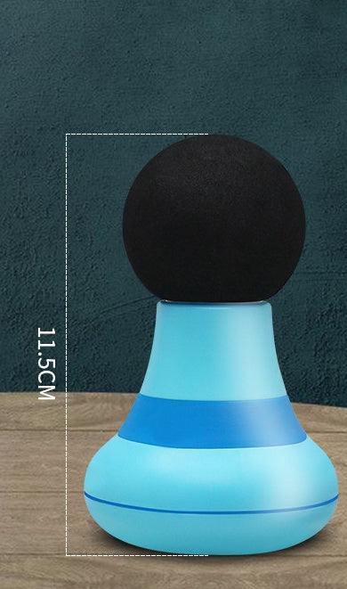 Mini electric back and neck massager for muscle relaxation and pain relief