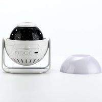 Galaxy starry night projector for bedroom bedside