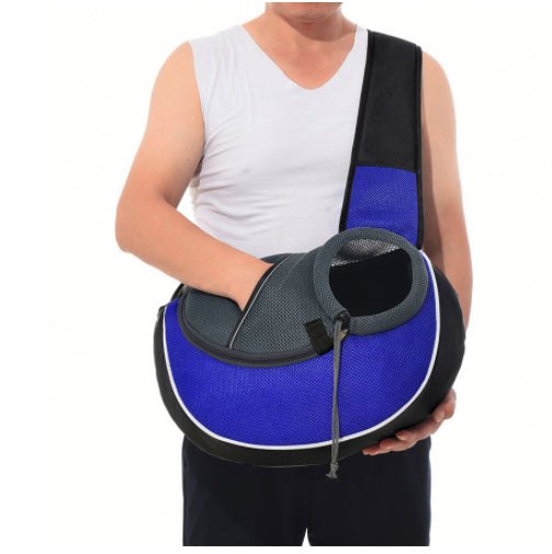 Outdoor pet bag for women with adjustable straps and multiple pockets
