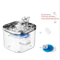 Stainless steel automatic circulation water dispenser for intelligent pet fountain accessories