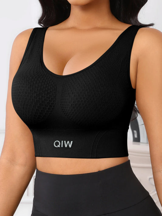 Women's Seamless Racerback Sports Bra Set