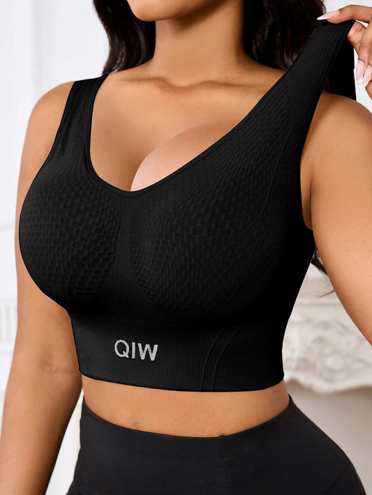 Women's Seamless Racerback Sports Bra Set