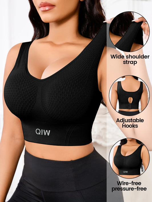 Women's Seamless Racerback Sports Bra Set