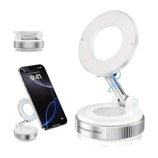 2026 Magnetic vacuum  car phone holder 360 adjustable mount Stone's Store