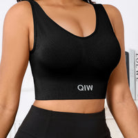 Women's Seamless Racerback Sports Bra Set