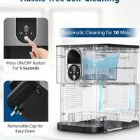 Efficient 44lbs/24H countertop ice maker with quiet and automatic dispenser