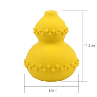 Durable natural rubber pet toy for biting and grinding teeth