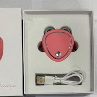 Portable Facial Micro-current Beauty Instrument For Lifting Thinning And Reducing Edema With Double Roller Massager null