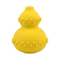 Long-lasting natural rubber pet toy for chewing and biting relief