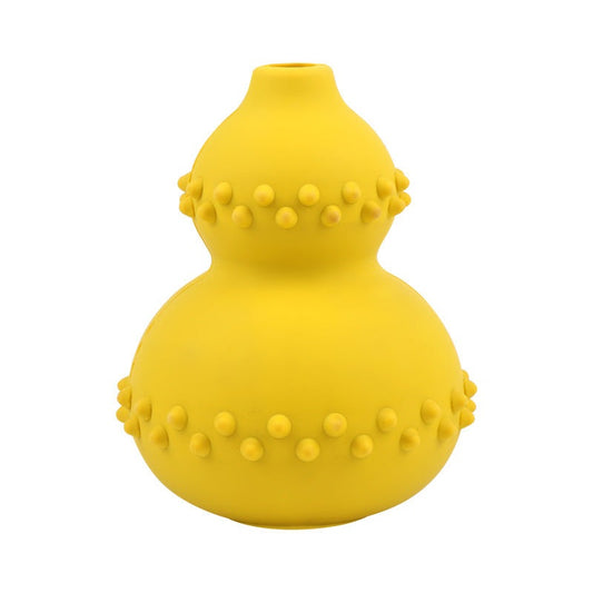 Long-lasting natural rubber pet toy for chewing and biting relief